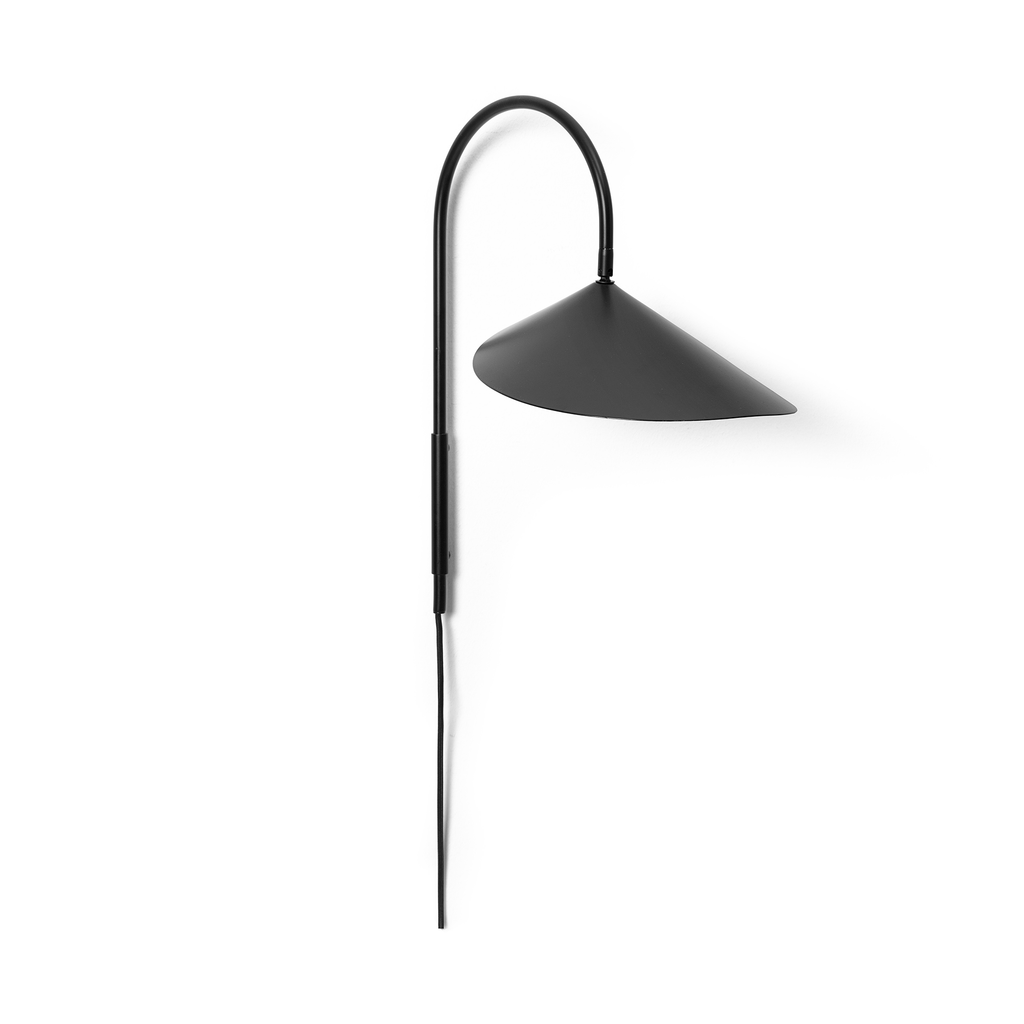 Arum wall lamp black deals