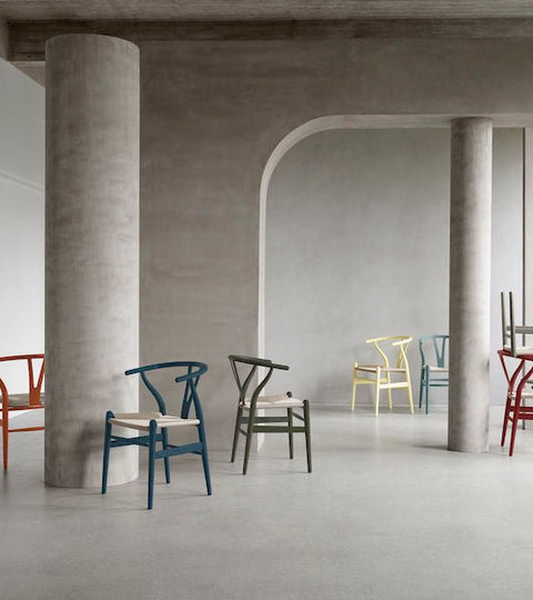 The CH24 Wishbone Chair Soft 2022 - 9 new colours by Ilse Crawford - Skandium London