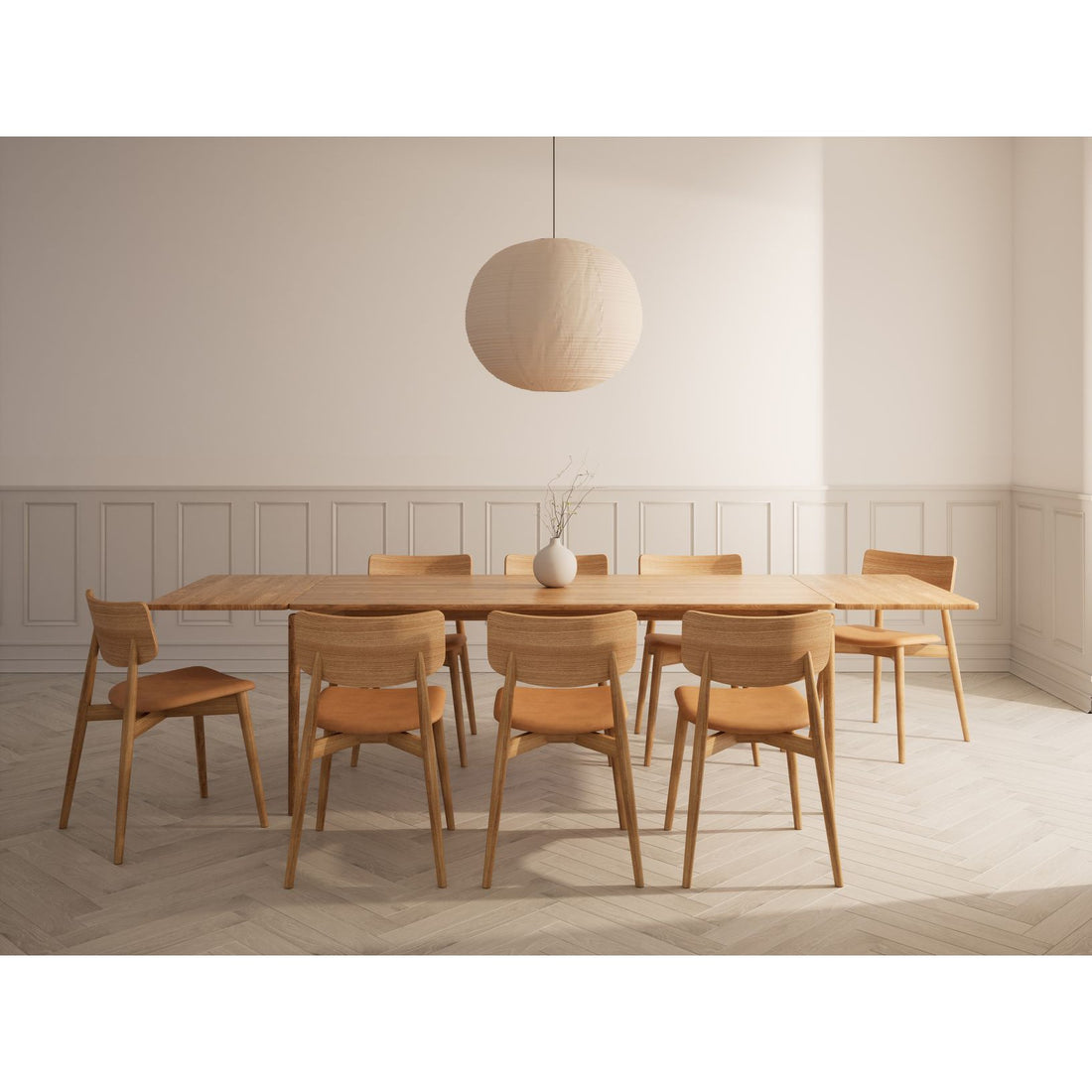 PURE Dining Table incl 2 Additional Leaves – Skandium