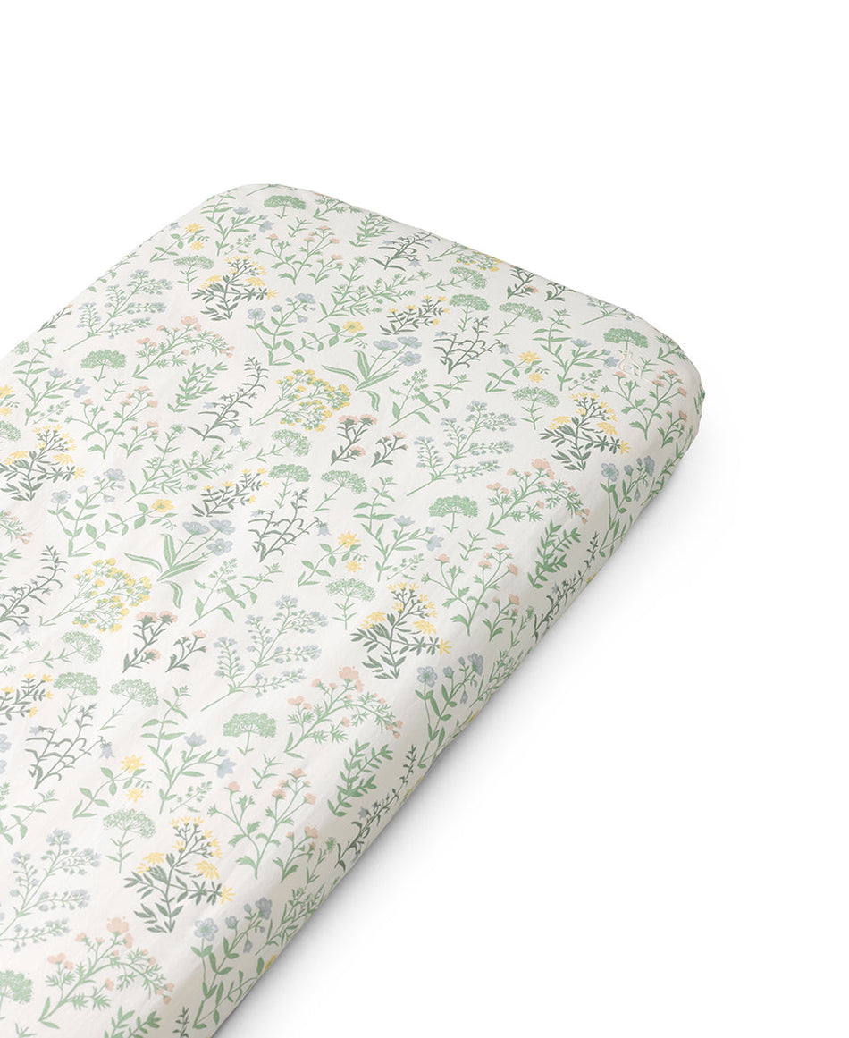 Clove Fitted Sheet, Summer Flowers