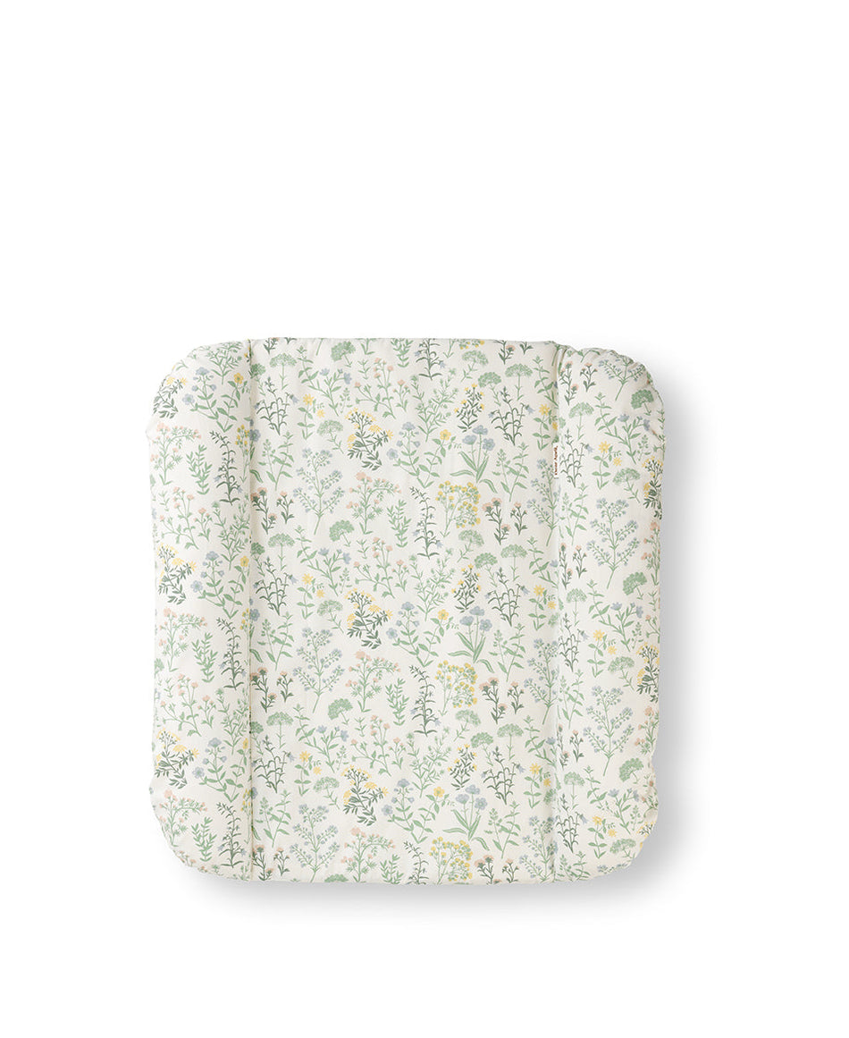 Swan Changing Cushion, Summer Flowers