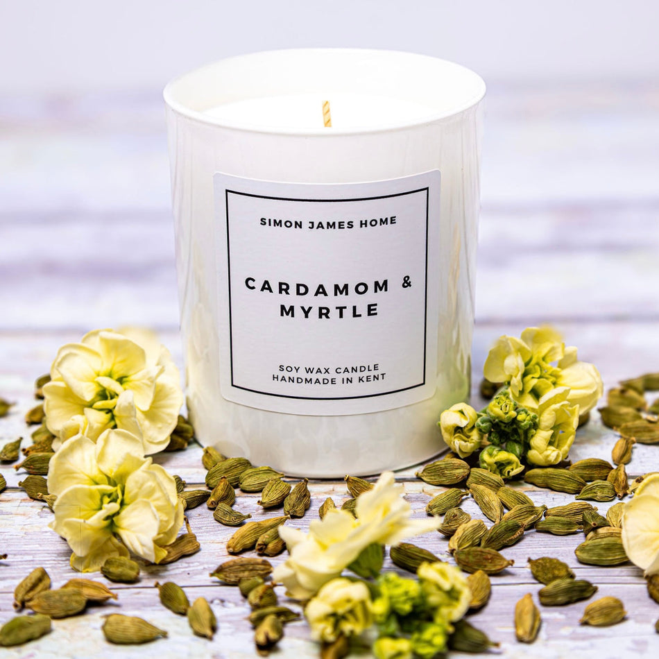 Cardamom & Myrtle Handmade Soy Wax Candle