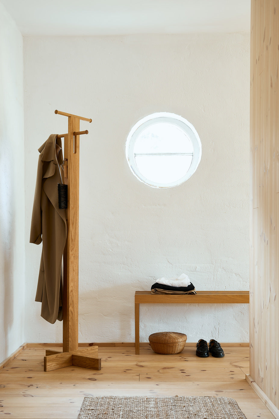 Foyer Coat Stand, Oak