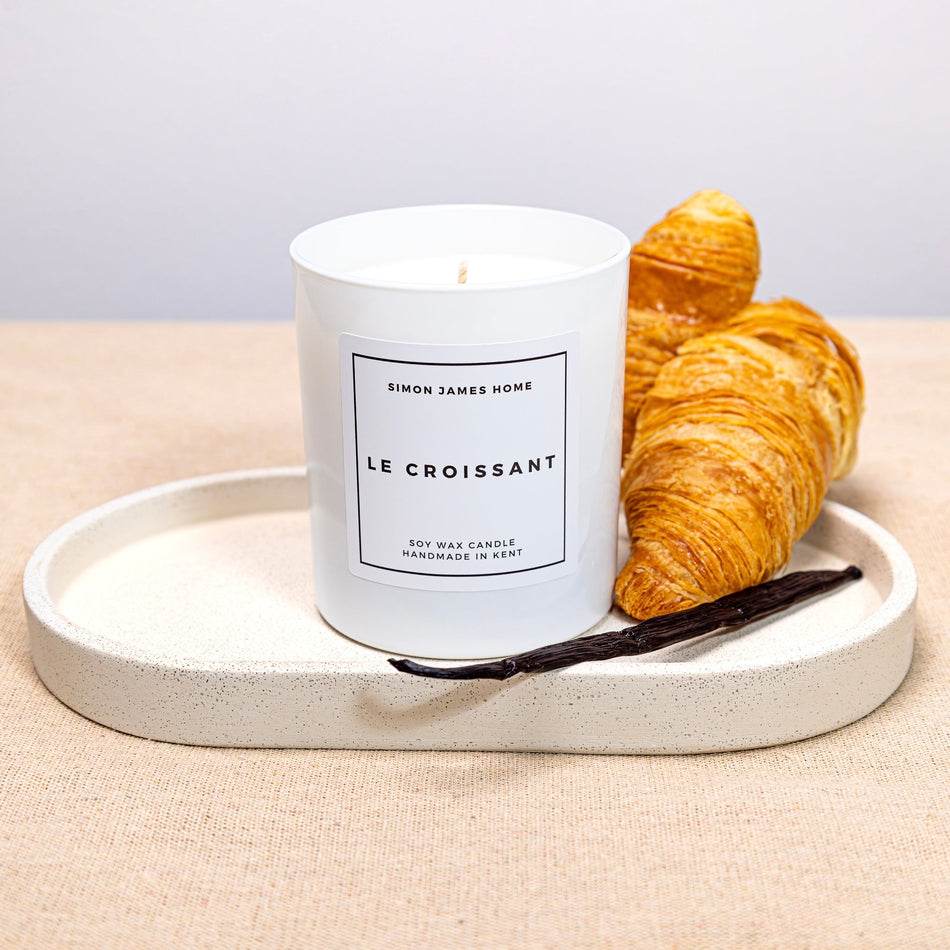 Le Croissant Handmade Soy Wax Candle - The Ultimate Croissant Candle