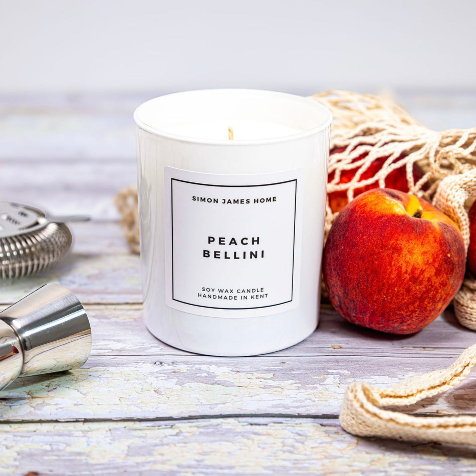 Peach Bellini Handmade Soy Wax Candle