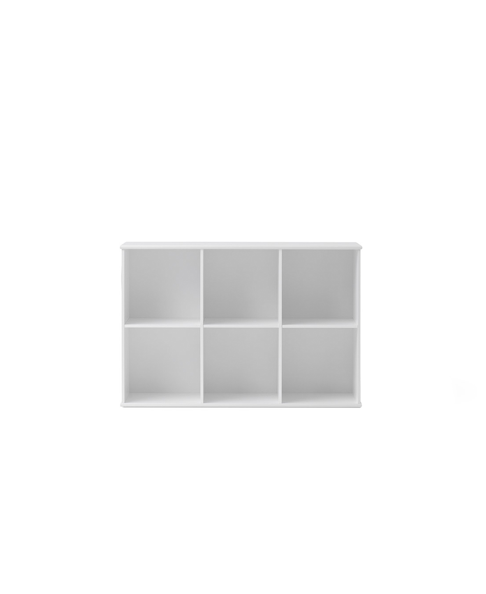 Wood shelving unit 3x2 w. support