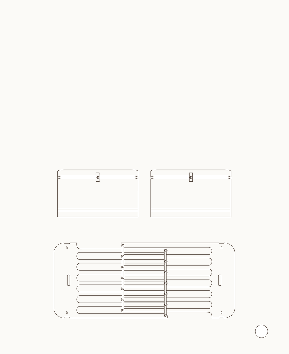 Mini+ sibling kit (additional parts to Mini+ cot bed incl. junior kit, white)
