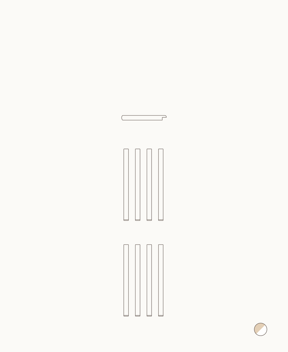 Mini+ low bunk bed to 2 junior beds, white/oak