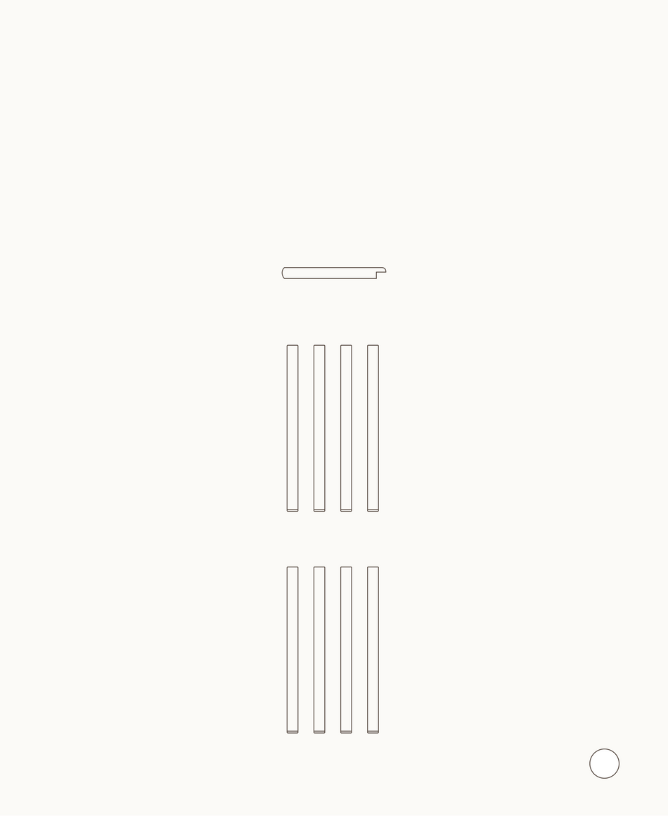 Mini+ low bunk bed to 2 junior beds, white