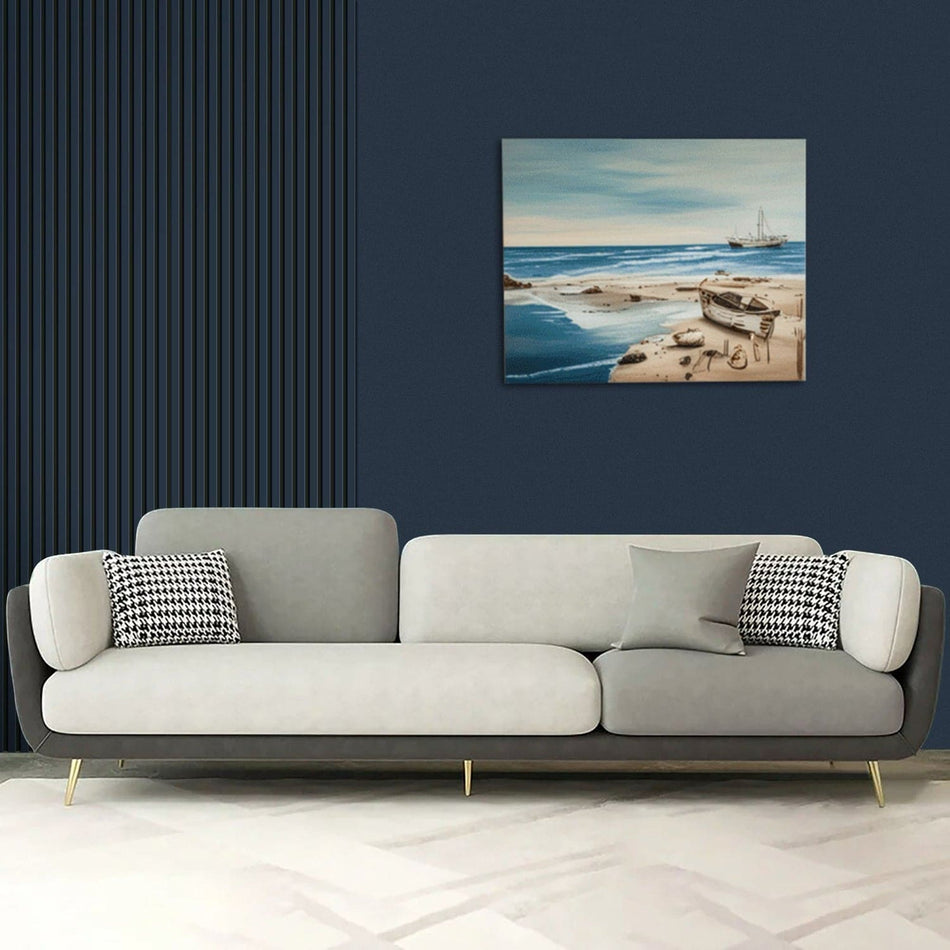 Coloured Acoustic Slatted Wall Panels