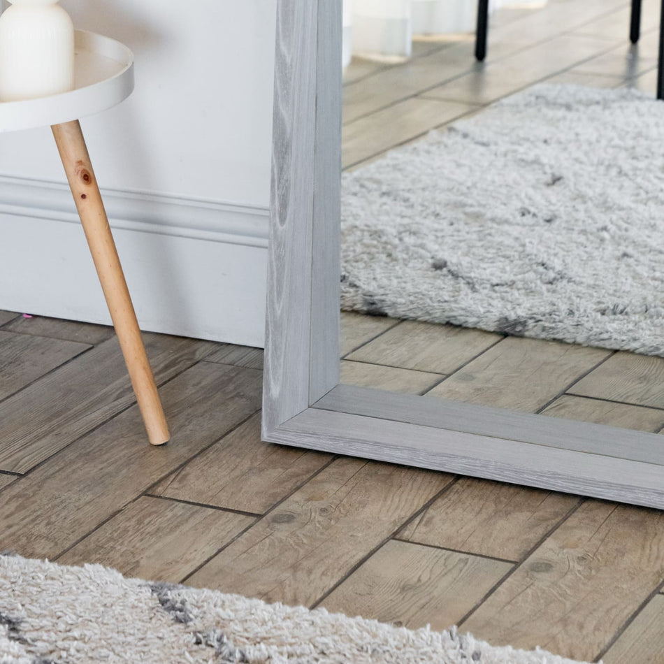 Hanaka - Full Length Grey Oak Rectangle Mirror - 200cm x 100cm