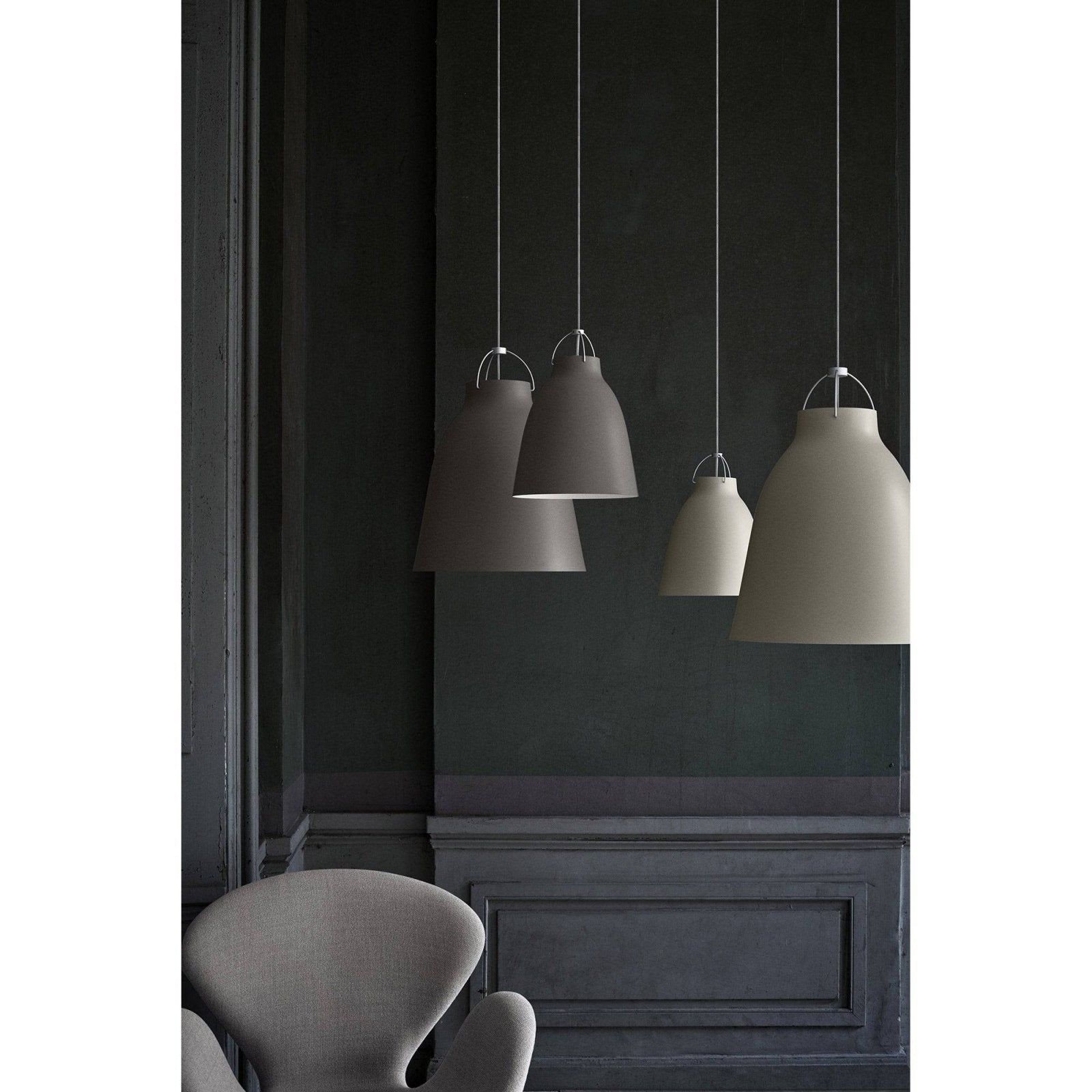 CARAVAGGIO MATT P1 ダークシエナ Caravaggio pendant lamp matt tones – Skandium