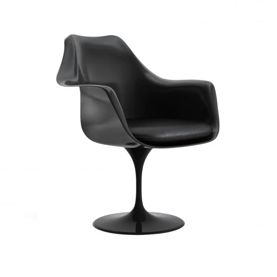 Tulip armchair - Swivel, Tonus Black 128 (Outlet)